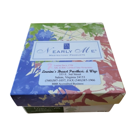 Nearly Me Casual Weighted Symmetrical Foam Breast Form Size 7 Style #560 - Picture 2 of 6